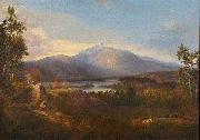 Alvan Fisher Chocorua Peak, Pond and Adjacent Scenery oil painting artist